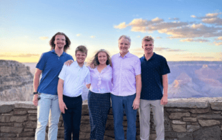 Amy Eischeid and her family