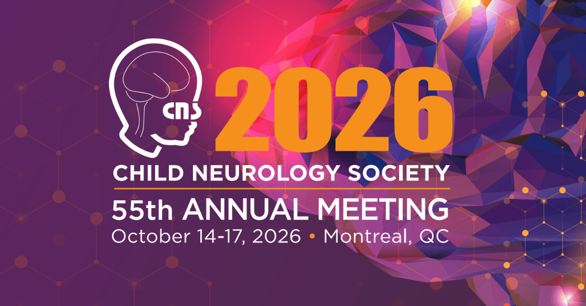 2026 Child Neurology Society Annual Meeting, Montreal, Canada